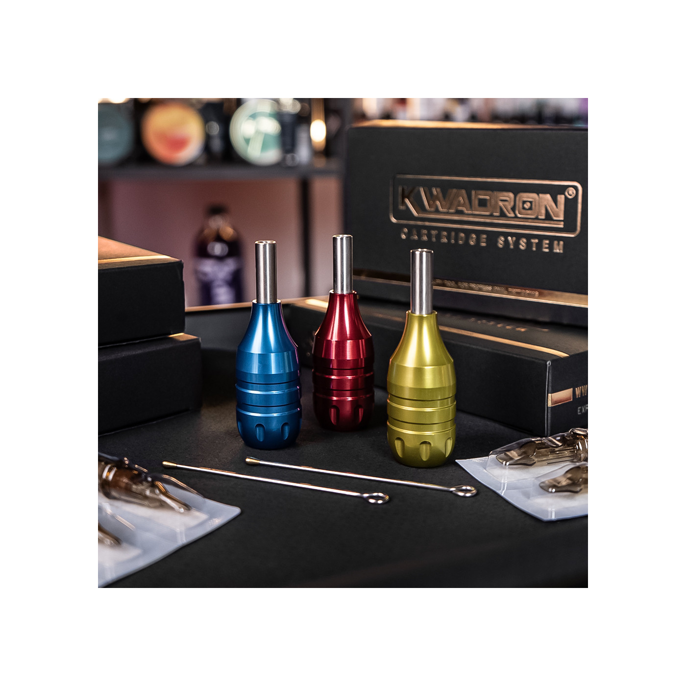 Grip for cartridge BULLET Ø 25 mm + 2  plunger bars