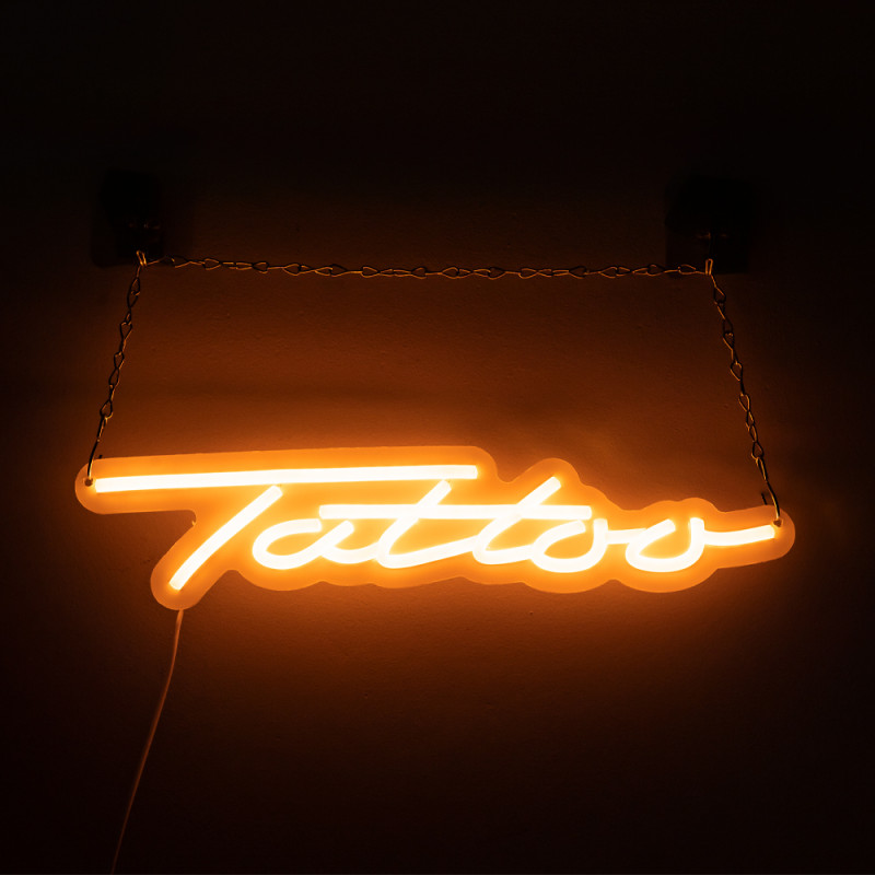 neon-tattoo-pomaranczowy