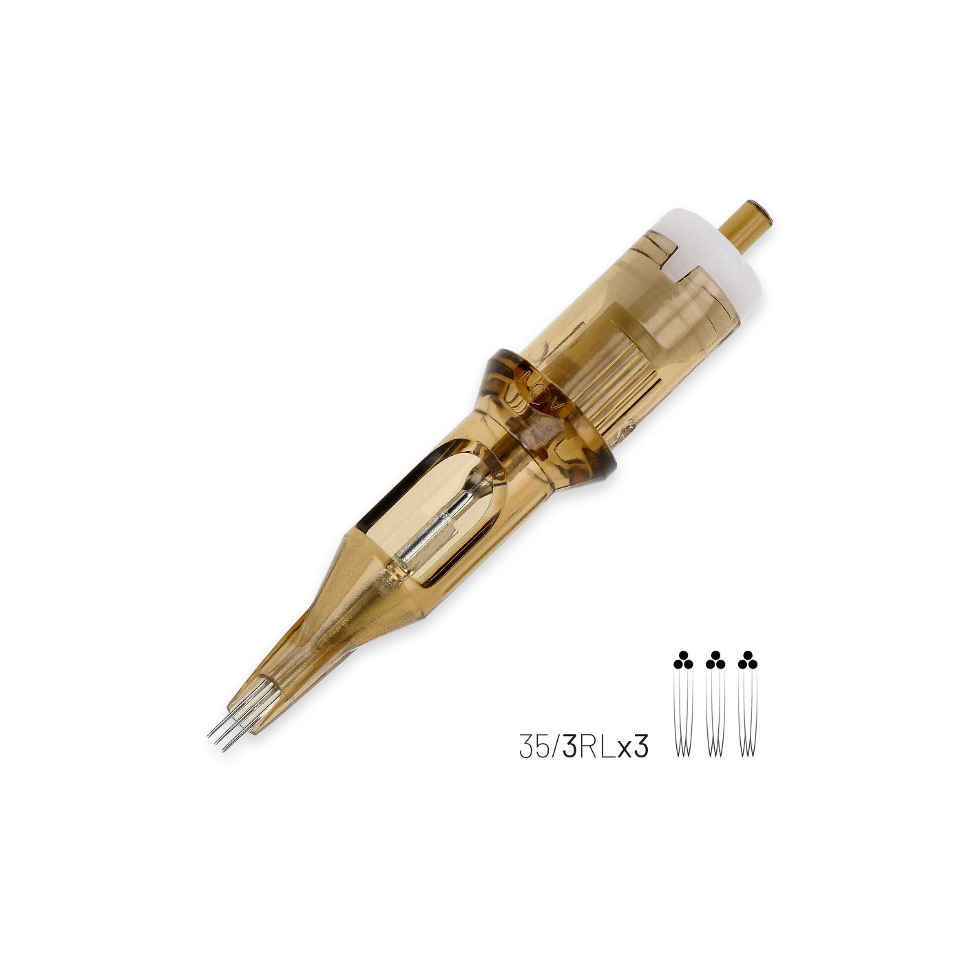 KWADRON CARTRIDGE SYSTEM 0.35 mm 35/3RLLTx3 WHIP SHADING - 1pc. KWADRON CARTRIDGE SYSTEM 0.35 mm 35/3RLLTx3 WHIP SHADING - 1pc.