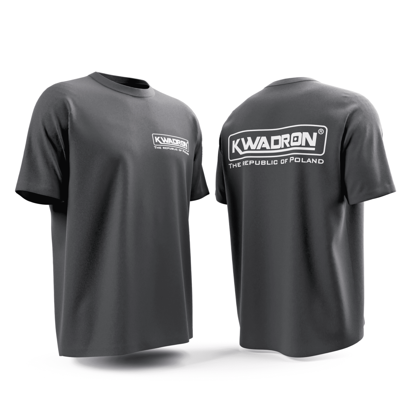T-Shirt KWADRON UNISEX Grey T-Shirt KWADRON UNISEX Grey