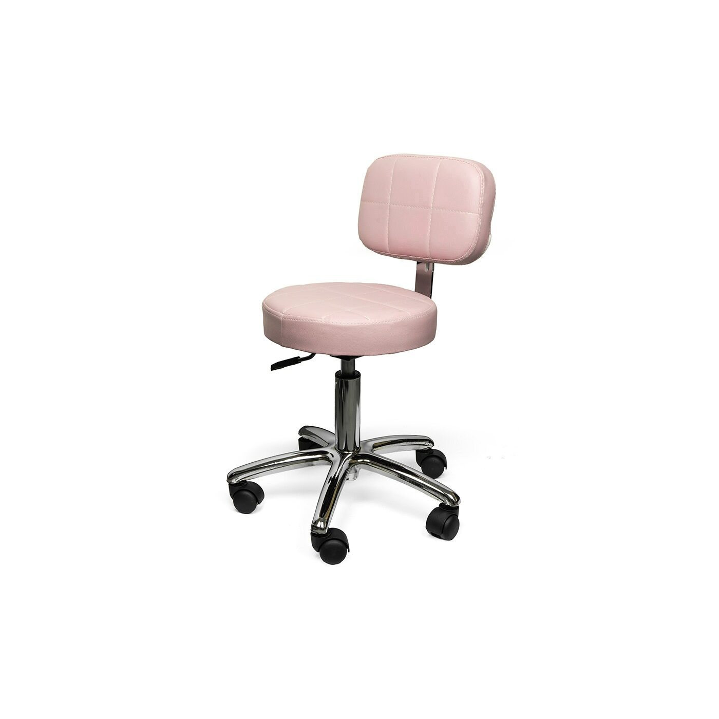 Rotary stool with backrest pink Rotary stool with backrest pink