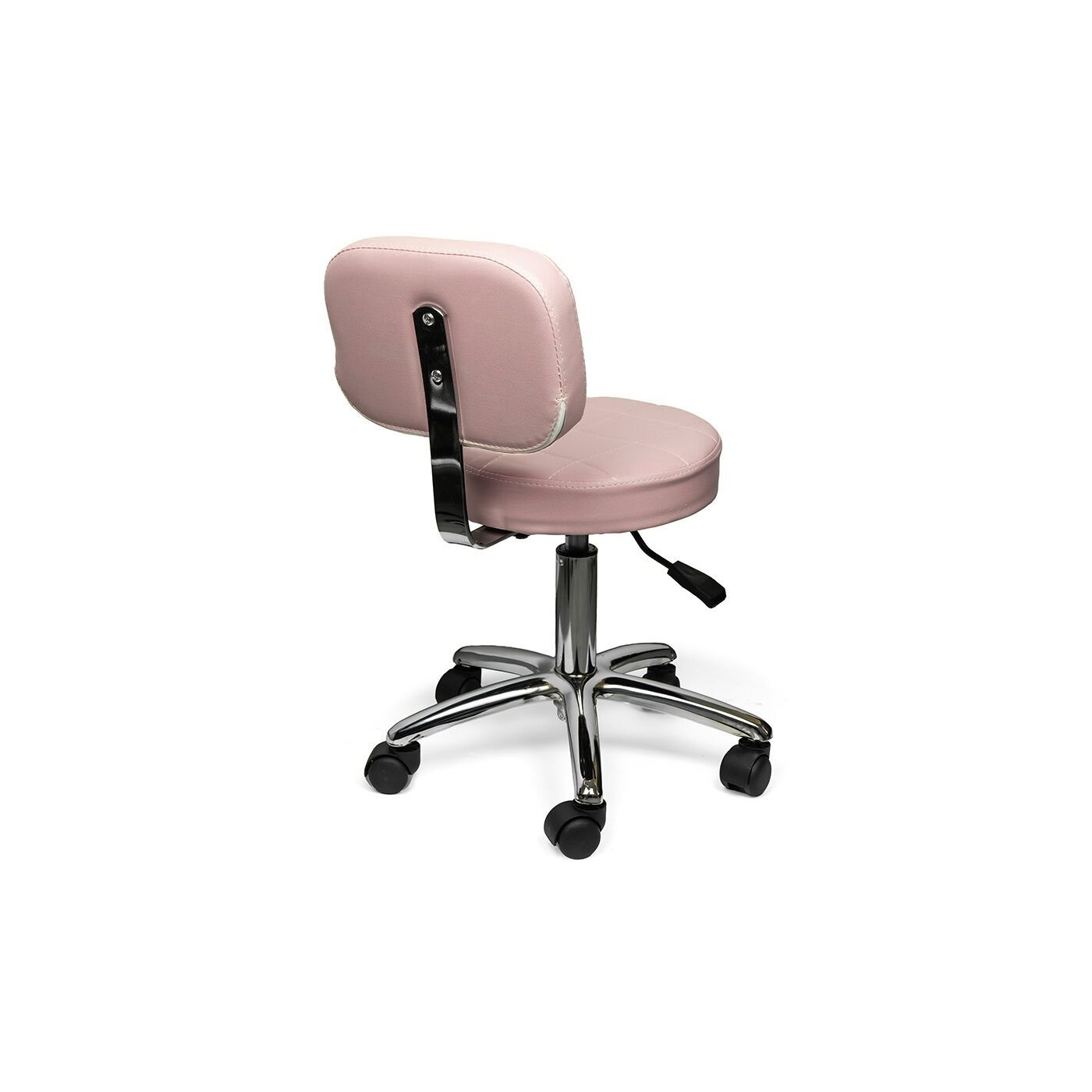 Rotary stool with backrest pink Rotary stool with backrest pink