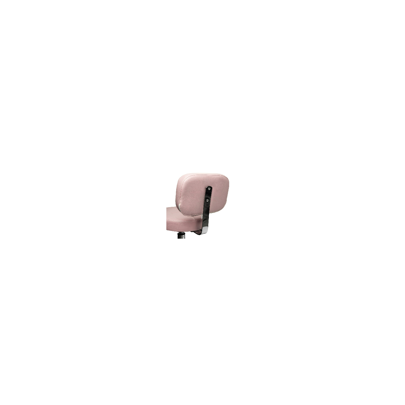 Rotary stool with backrest pink Rotary stool with backrest pink