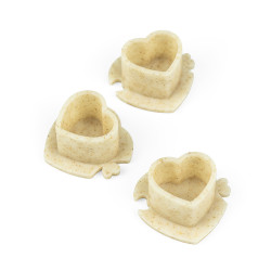 Biodegradable heart-shaped...