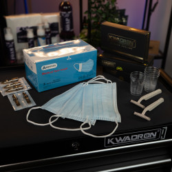 Disposable protective mask...