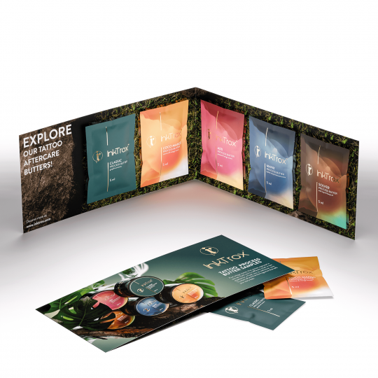 InkTrox Tattoo Butter Sample Set – 5 x 5 ml