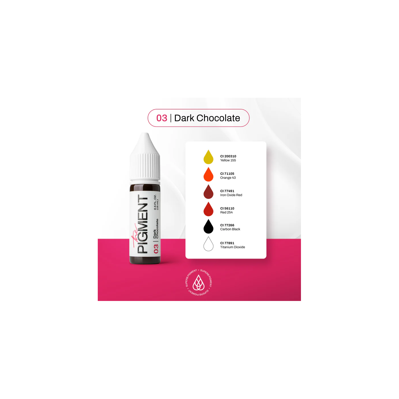 The Pigment - 03 Dark Chocolate – 15ml The Pigment - 03 Dark Chocolate – 15ml