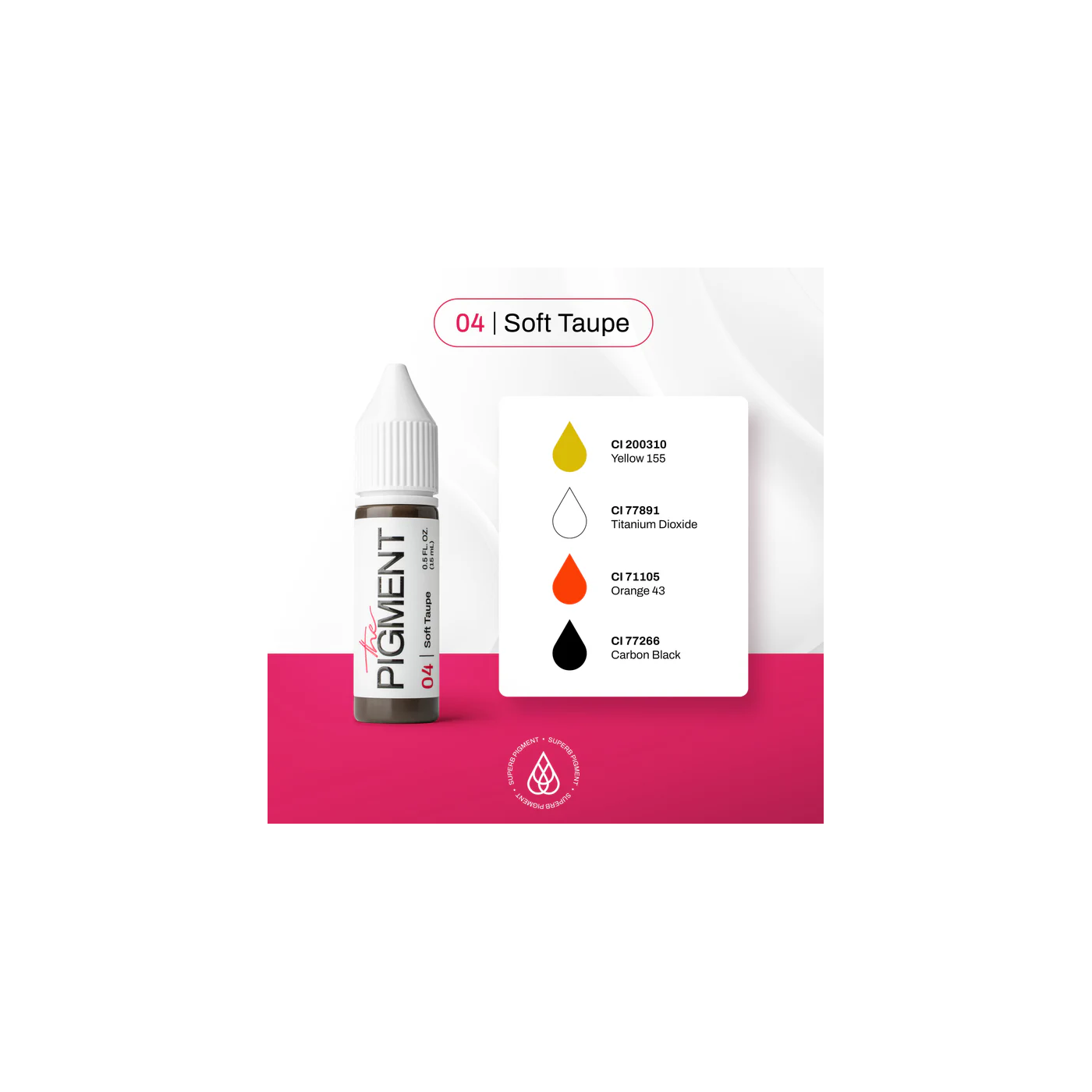 The Pigment - 04 Soft Taupe – 15ml