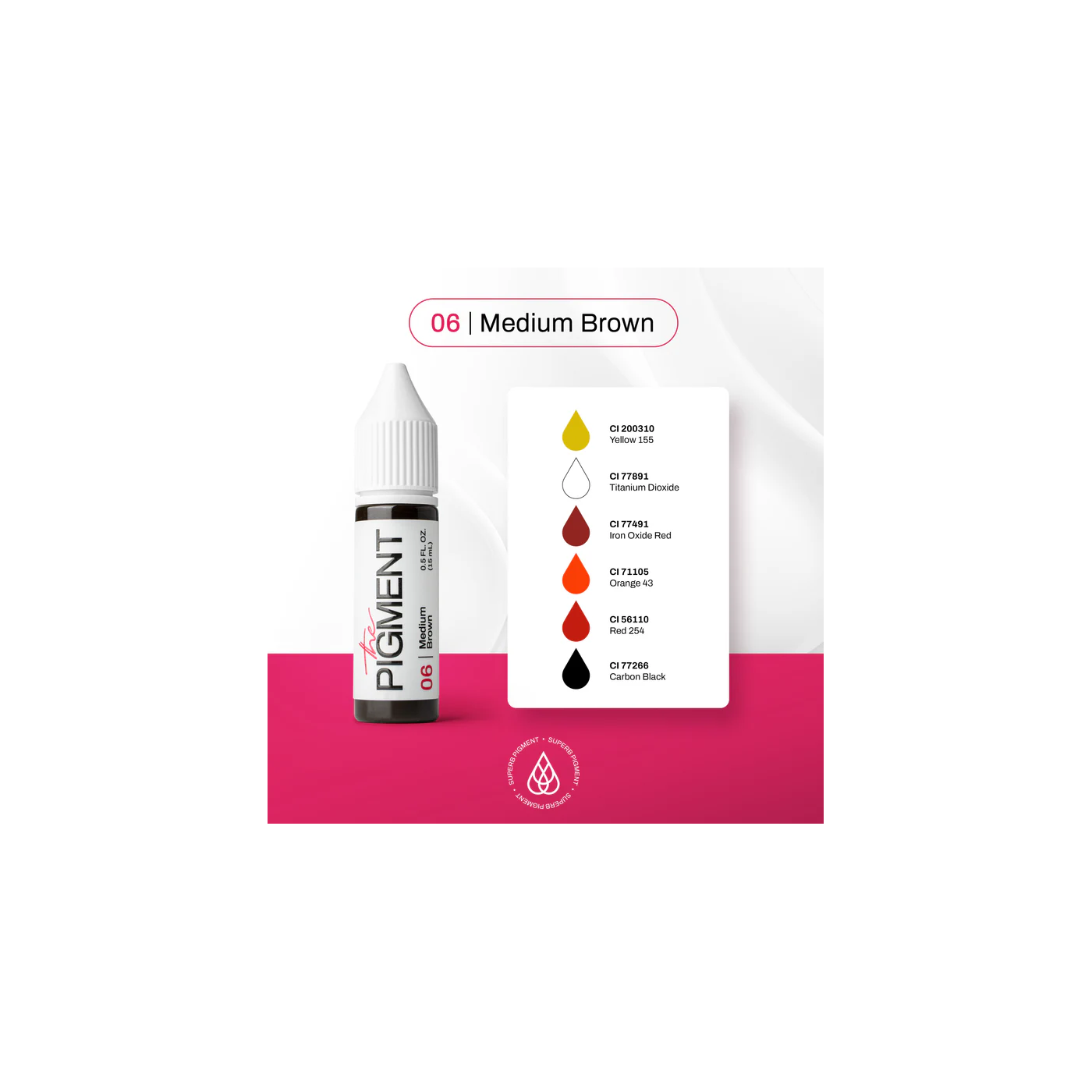 The Pigment - 06 Medium Brown – 15ml