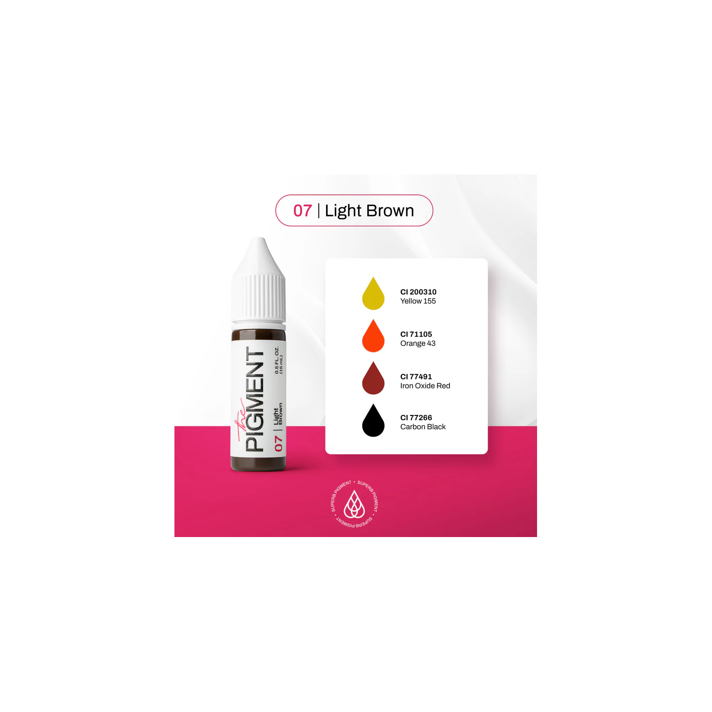 The Pigment - 07 Light Brown – 15ml The Pigment - 07 Light Brown – 15ml