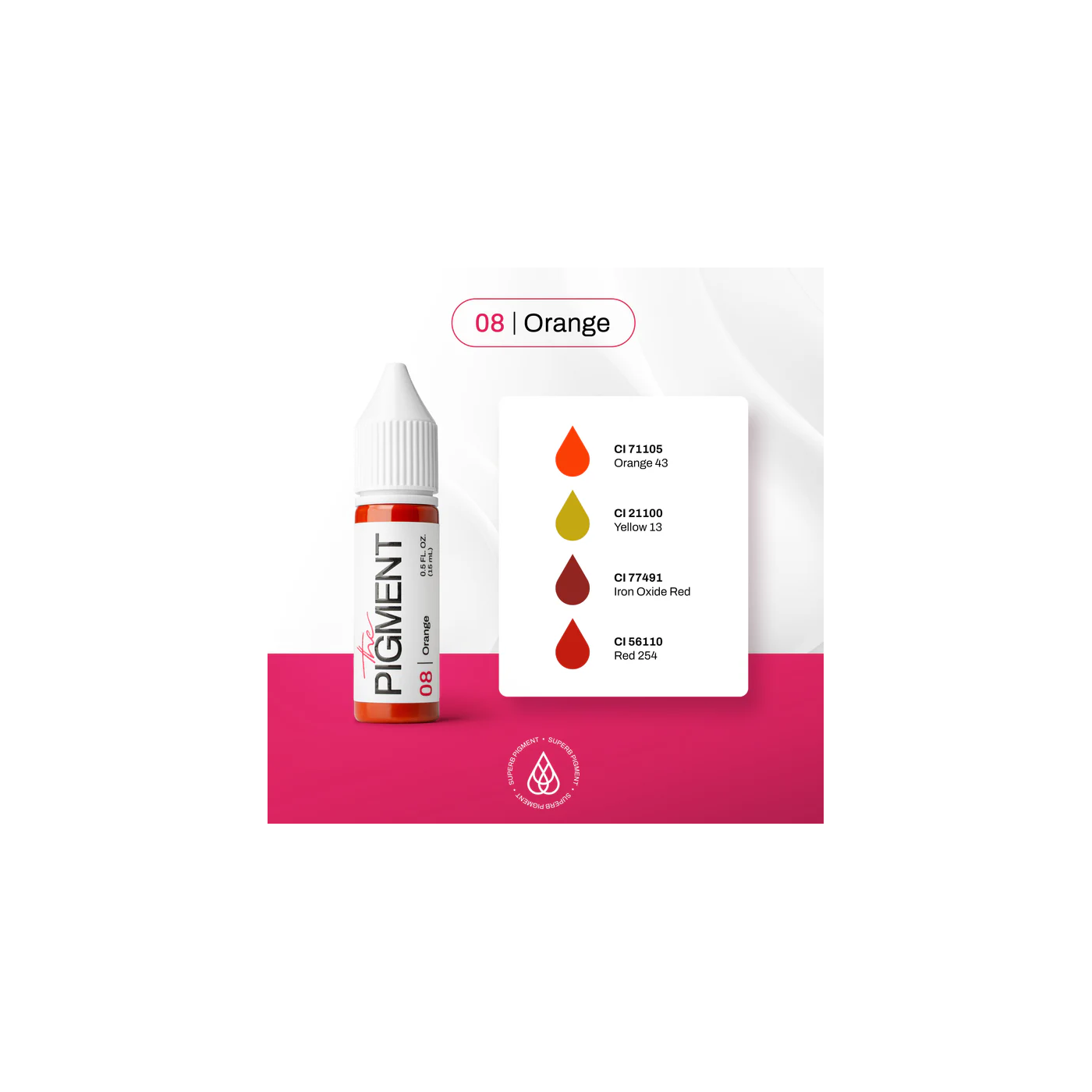 The Pigment - 08 Orange – 15ml The Pigment - 08 Orange – 15ml