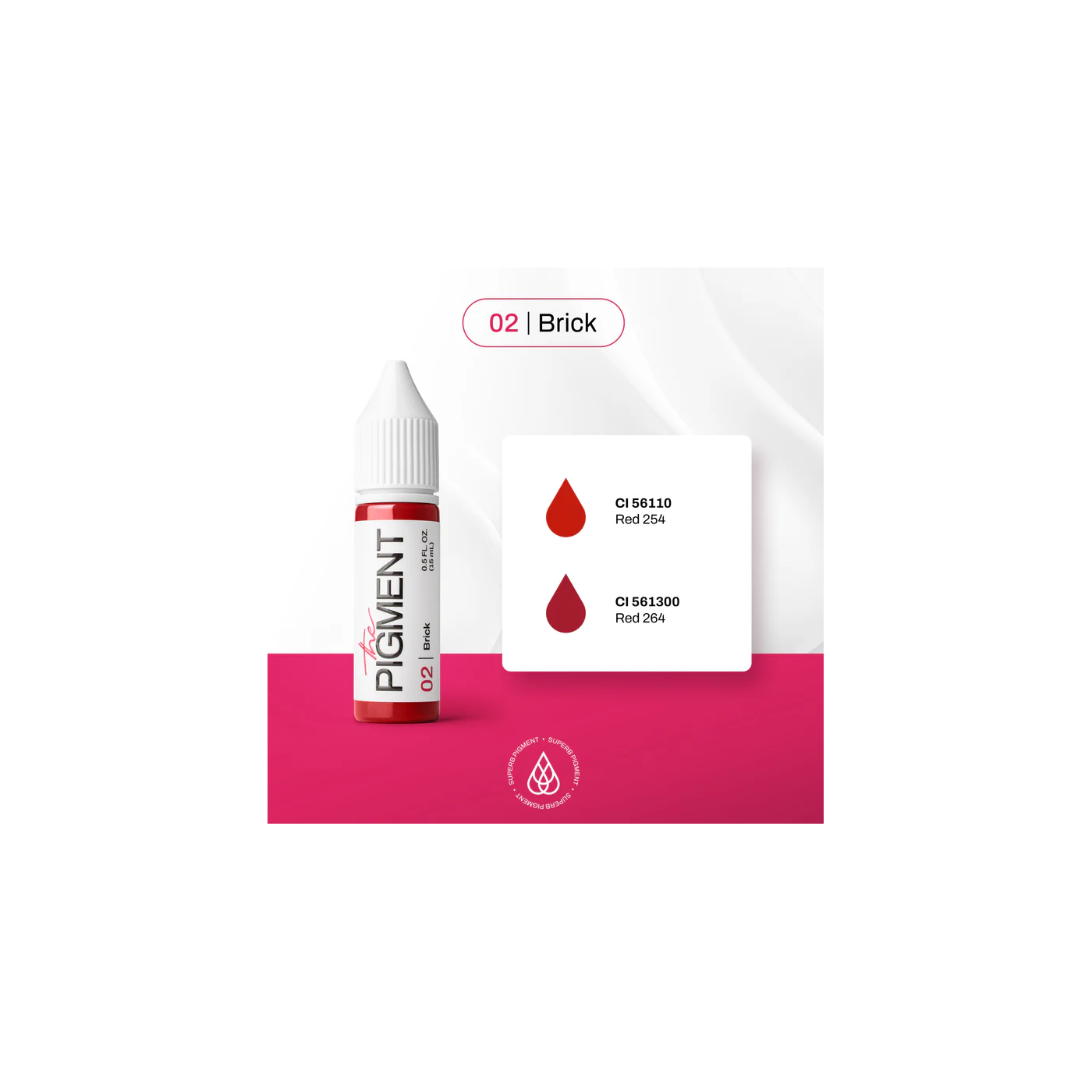 The Pigment - 02 Brick - 15ml The Pigment - 02 Brick - 15ml