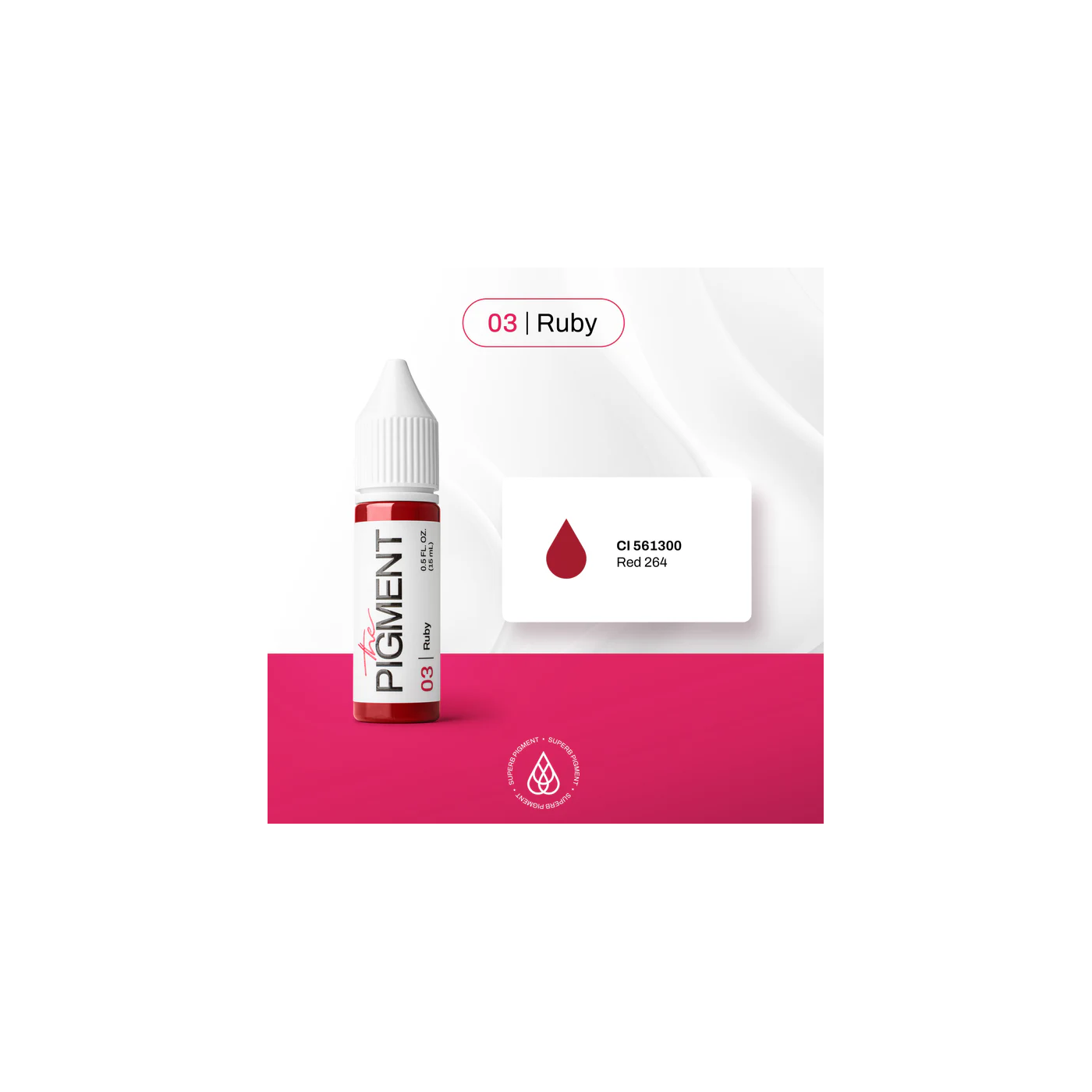 The Pigment - 03 Ruby - 15ml The Pigment - 03 Ruby - 15ml