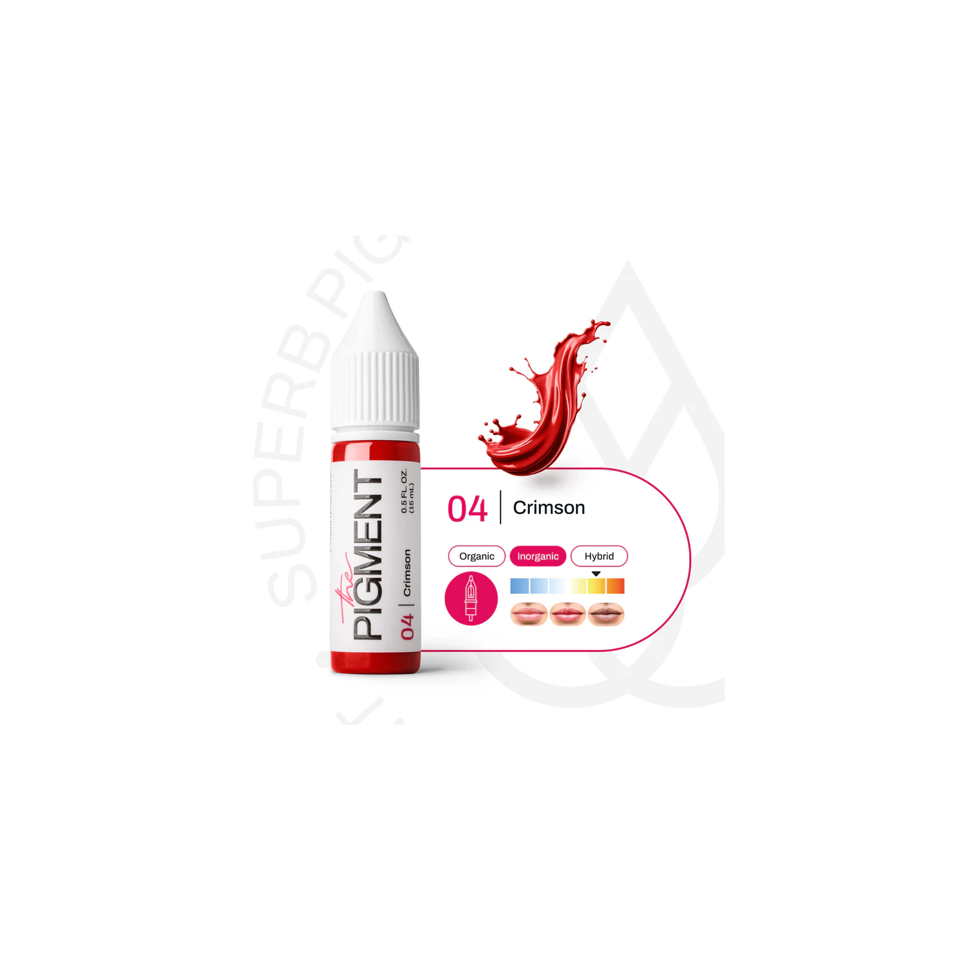 The Pigment - 04 Crimson – 15ml The Pigment - 04 Crimson – 15ml