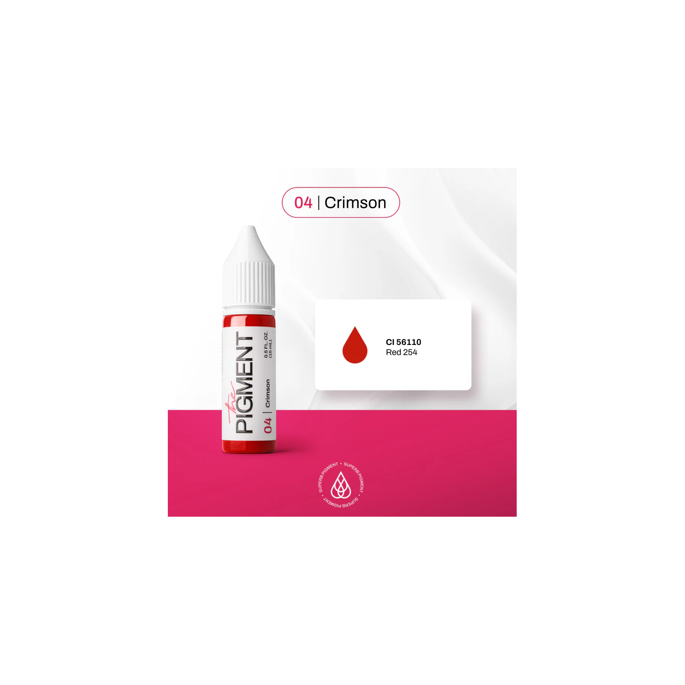 The Pigment - 04 Crimson – 15ml The Pigment - 04 Crimson – 15ml