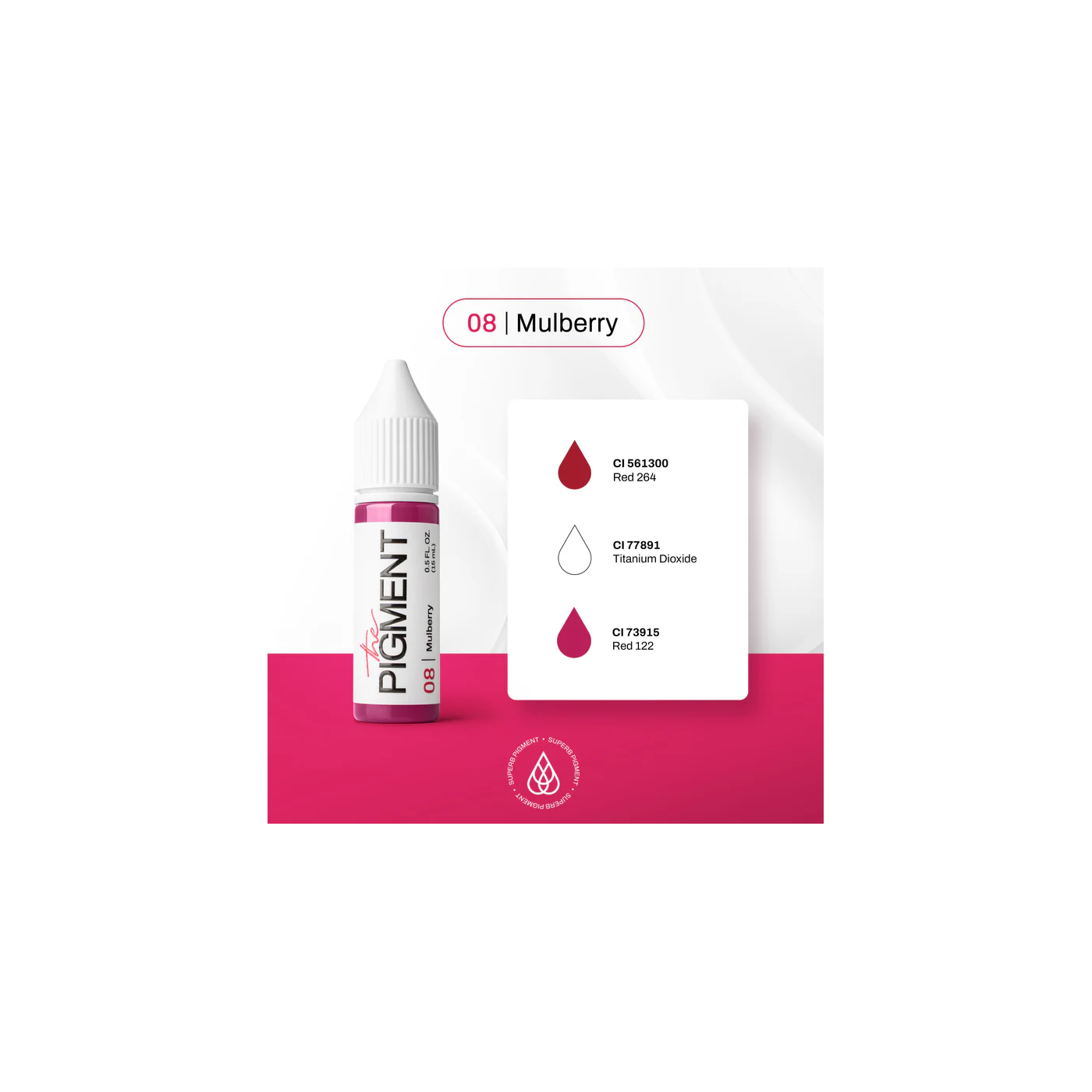 The Pigment - 08 Mulberry – 15ml The Pigment - 08 Mulberry – 15ml