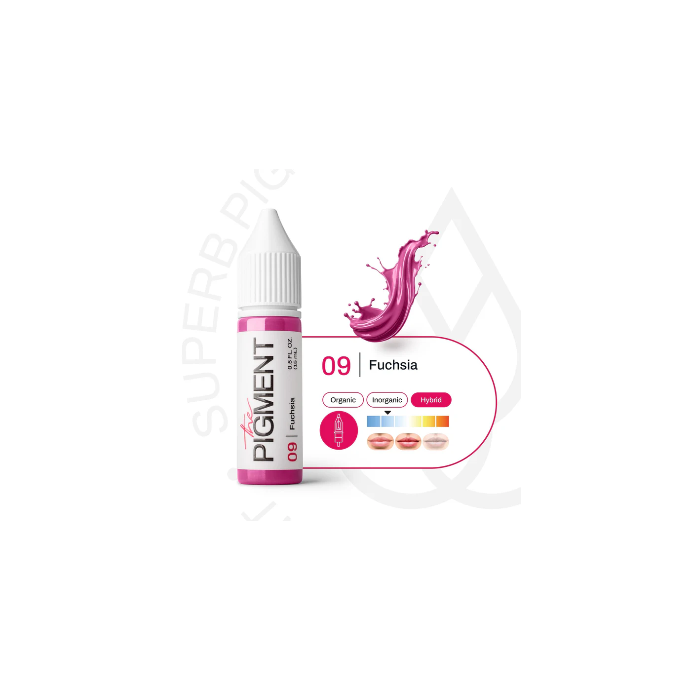 The Pigment - 09 Fuchsia - 15ml The Pigment - 09 Fuchsia - 15ml