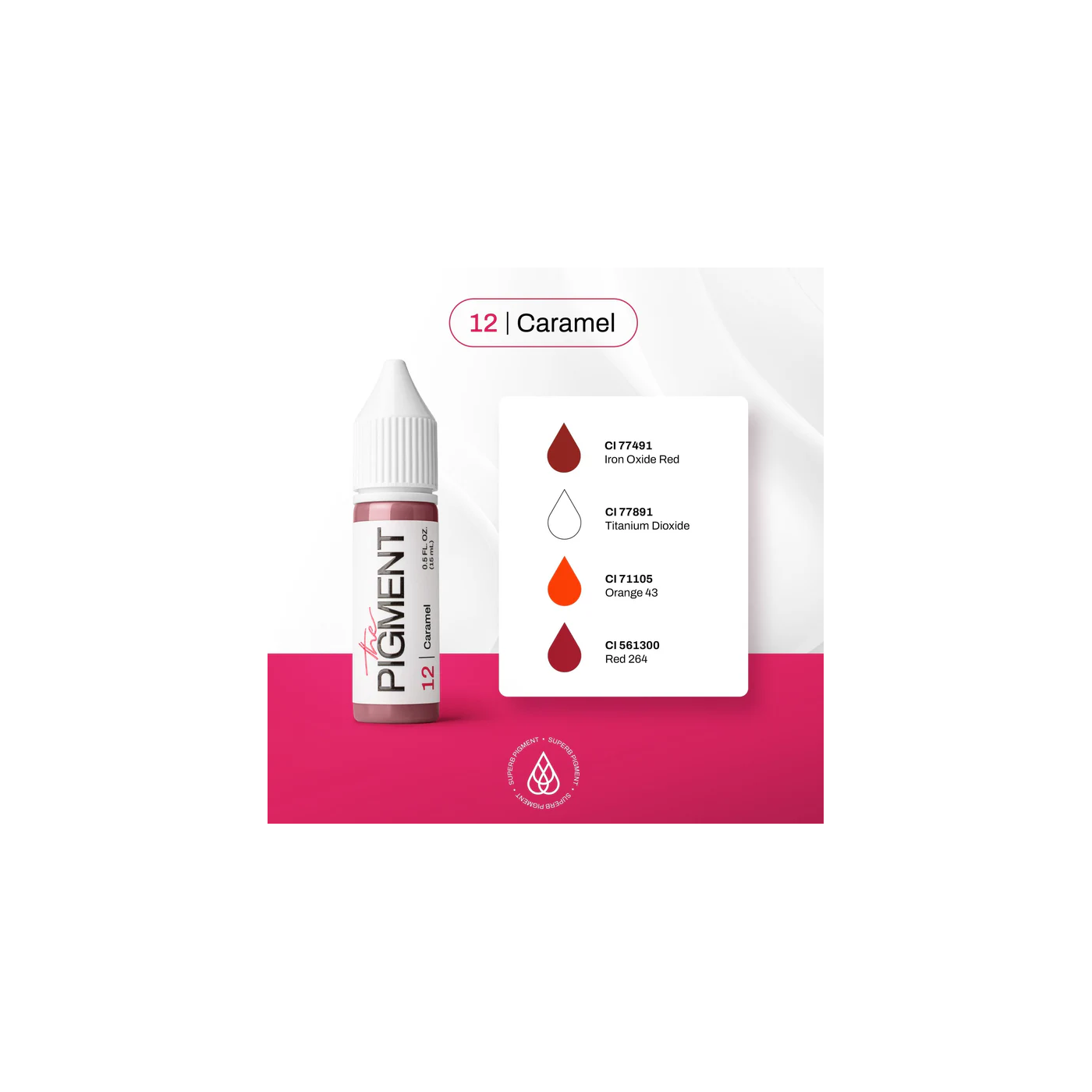 The Pigment - 12 Caramel - 15ml The Pigment - 12 Caramel - 15ml
