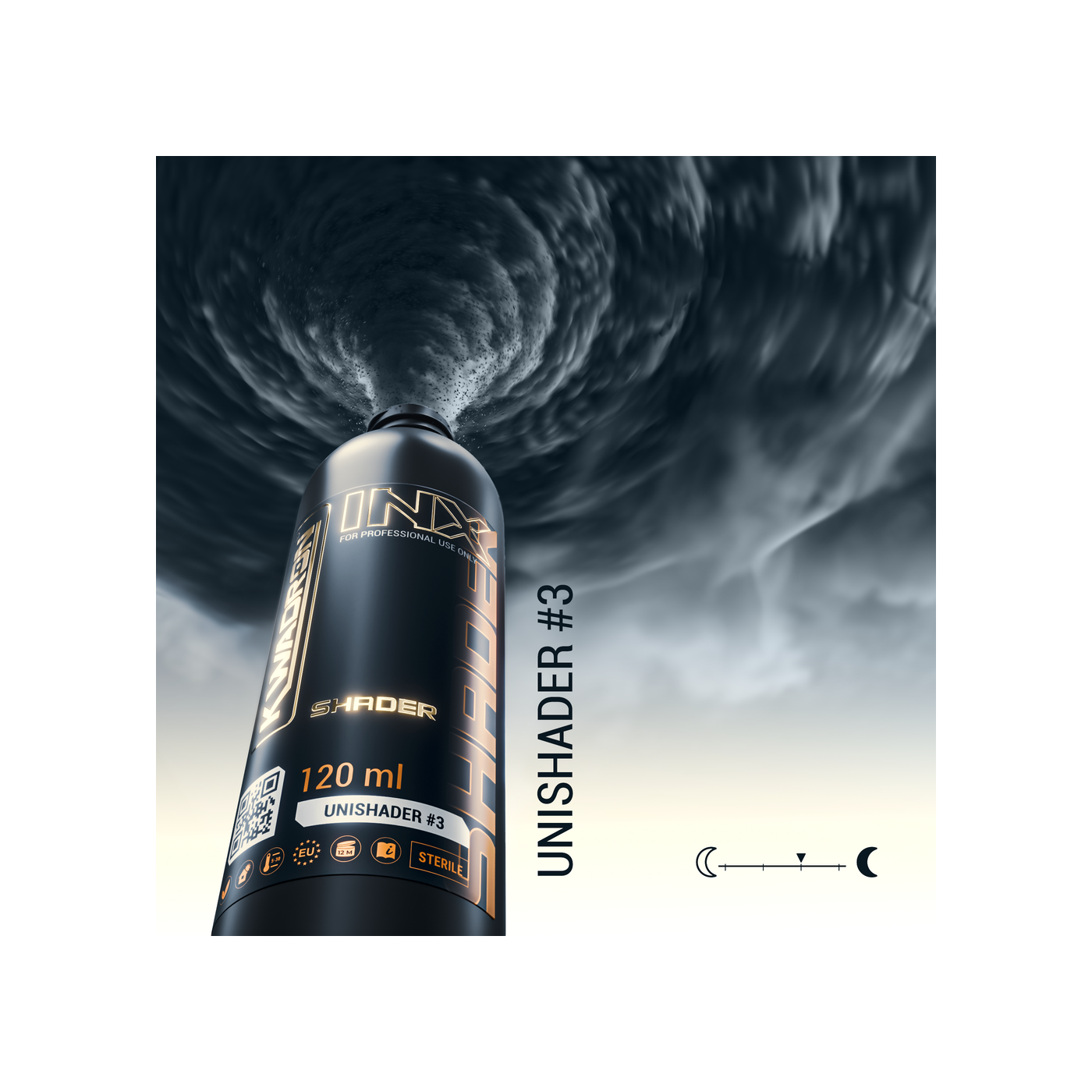 Kwadron INX UniShader 3 – 120 ml (Reach Compliant) Kwadron INX UniShader 3 – 120 ml (Reach Compliant)