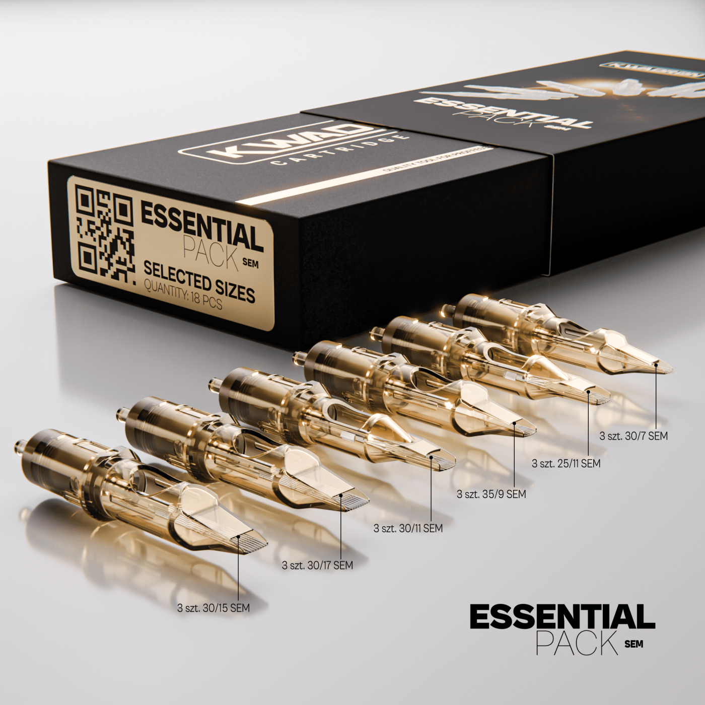 Kwadron Cartridge System SEM Essential Pack 18 pcs.
