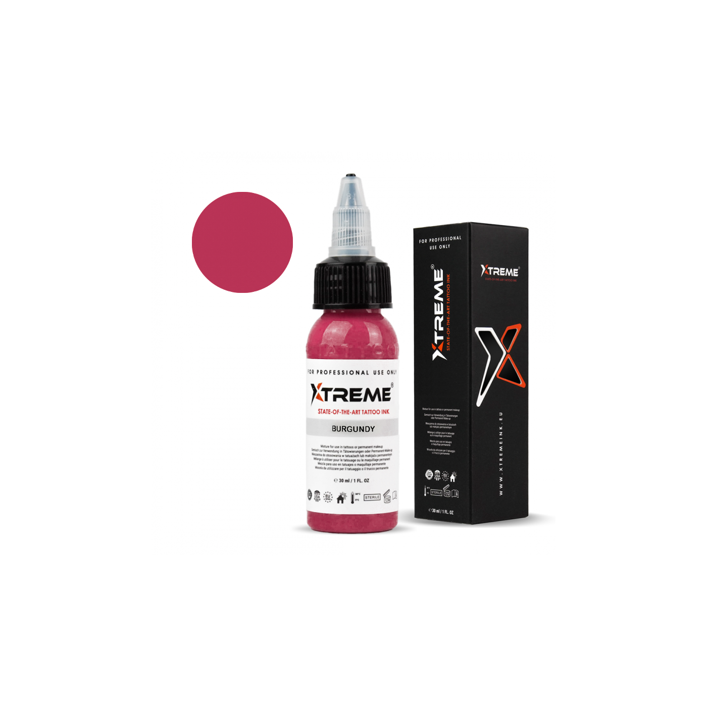 Xtreme Ink - Burgundy - 30ml (Reach Compliant) Xtreme Ink - Burgundy - 30ml (Reach Compliant)