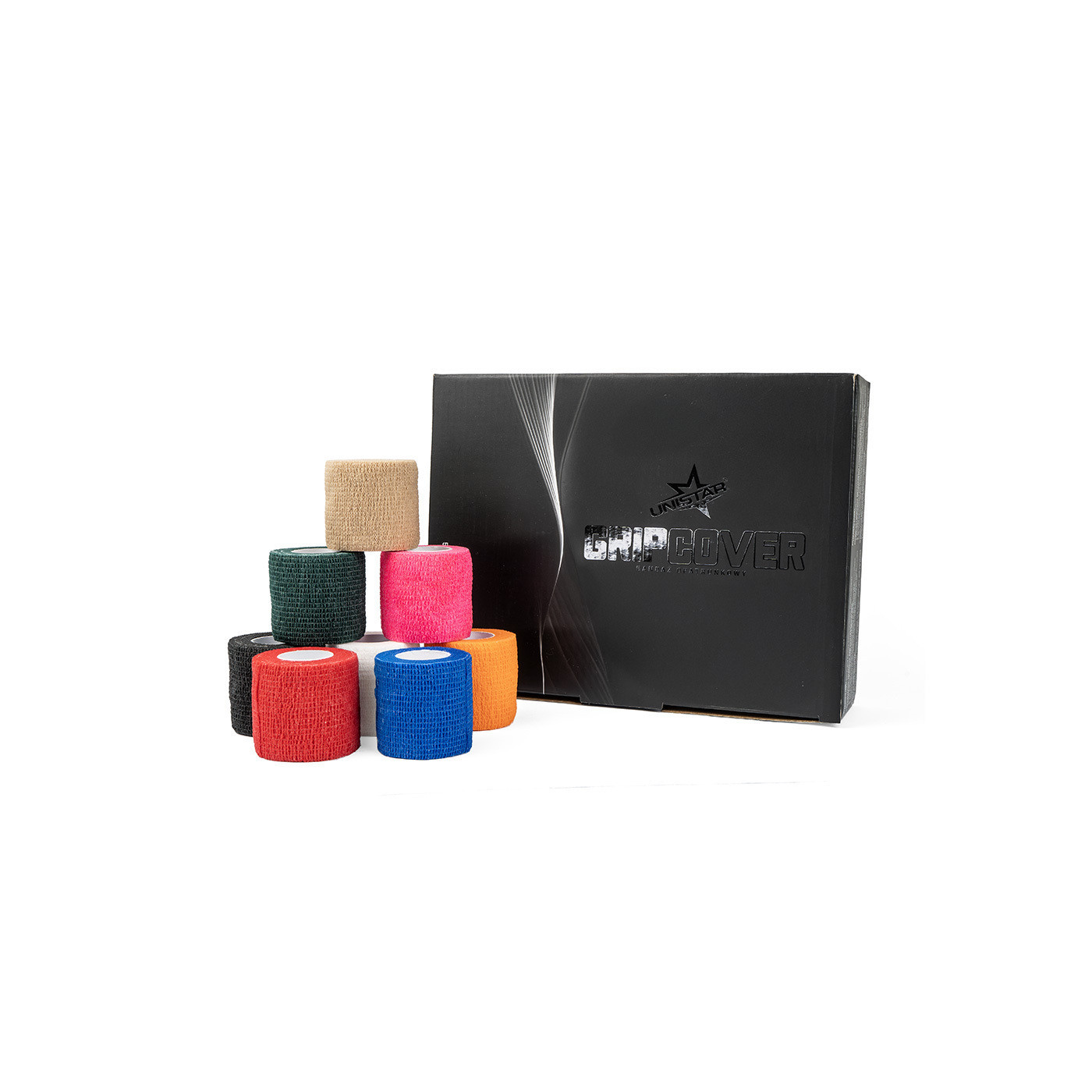 Taśma do owijania rur Grip Cover Tape - 4,5cm x 5m - 12szt Taśma do owijania rur Grip Cover Tape - 4,5cm x 5m - 12szt