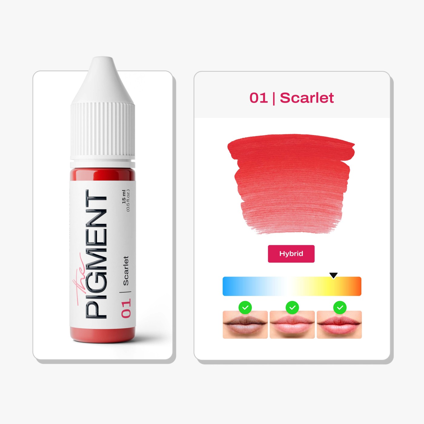 The Pigment - 01 Scarlet – 15ml The Pigment - 01 Scarlet – 15ml