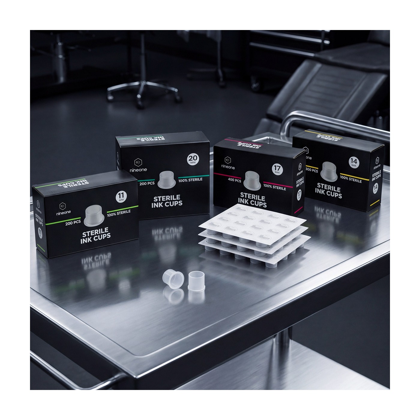Nineone Sterile Ink Cups Nineone Sterile Ink Cups