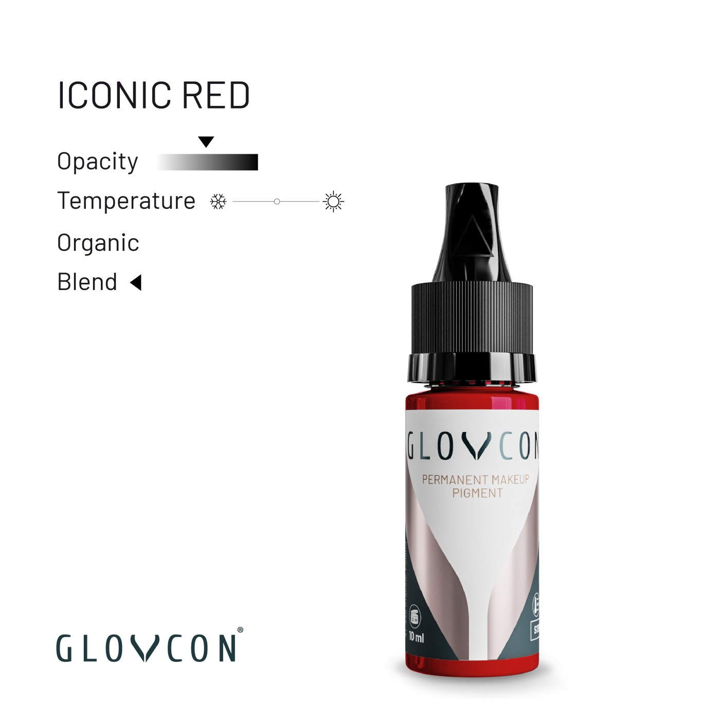 Glovcon Pigment PMU- Iconic Red 10 ml Glovcon Pigment PMU- Iconic Red 10 ml