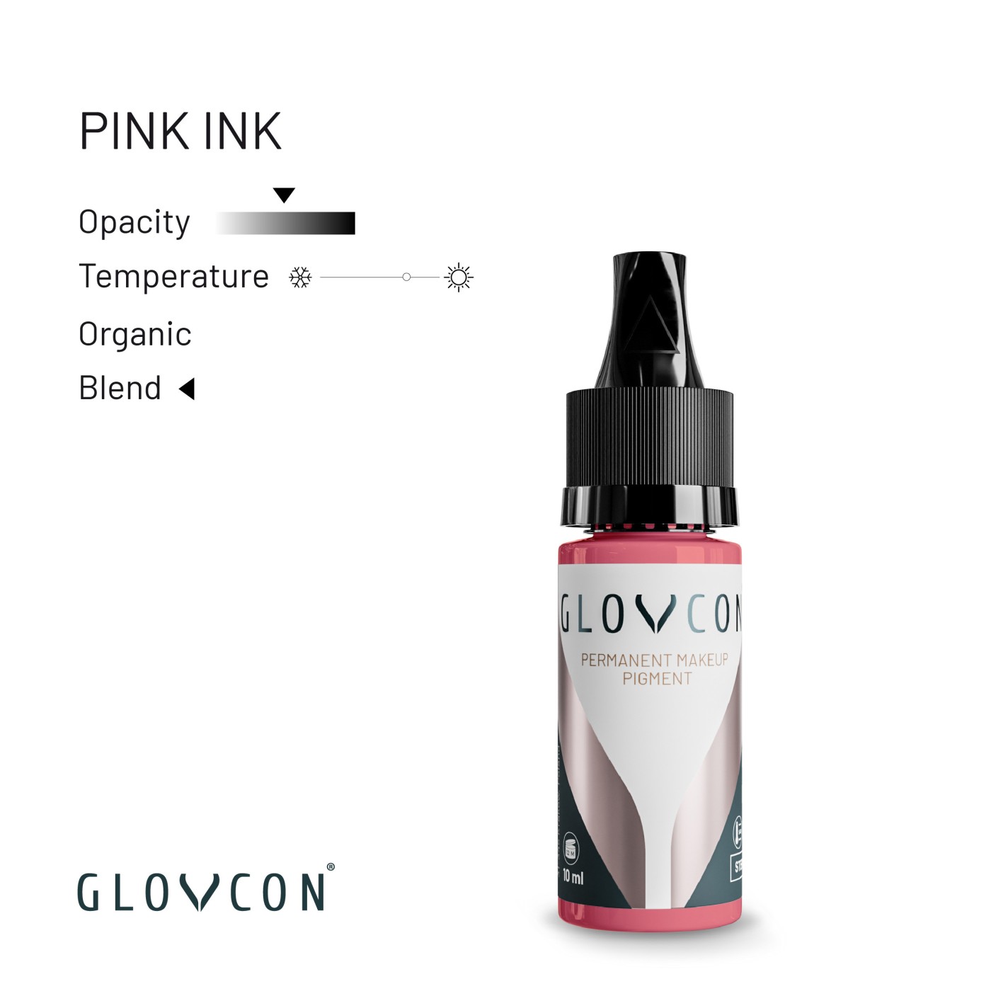GLOVCON® PMU Pigments - Pink Ink 10ml GLOVCON® PMU Pigments - Pink Ink 10ml