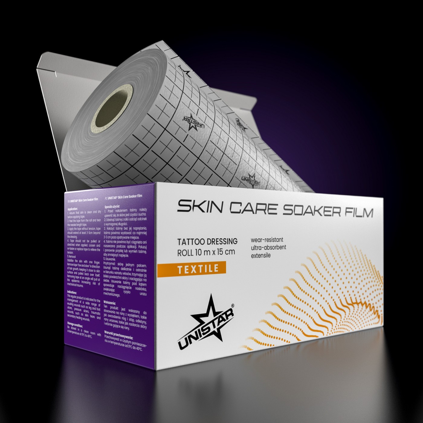 opatrunek-w-rolce-unistar-skin-care-soaker-film-10-m-x-15-cm opatrunek-w-rolce-unistar-skin-care-soaker-film-10-m-x-15-cm