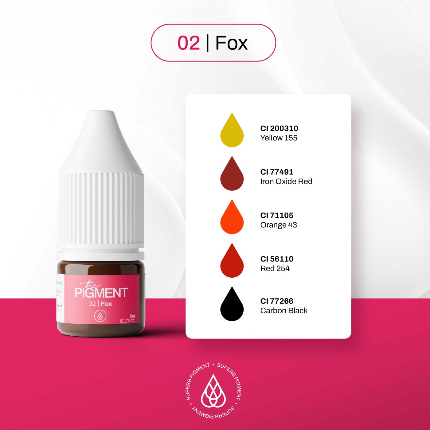 The Pigment - 02 Fox - 5ml The Pigment - 02 Fox - 5ml