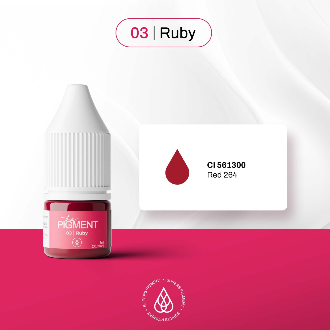 The Pigment - 03 Ruby - 5ml The Pigment - 03 Ruby - 5ml