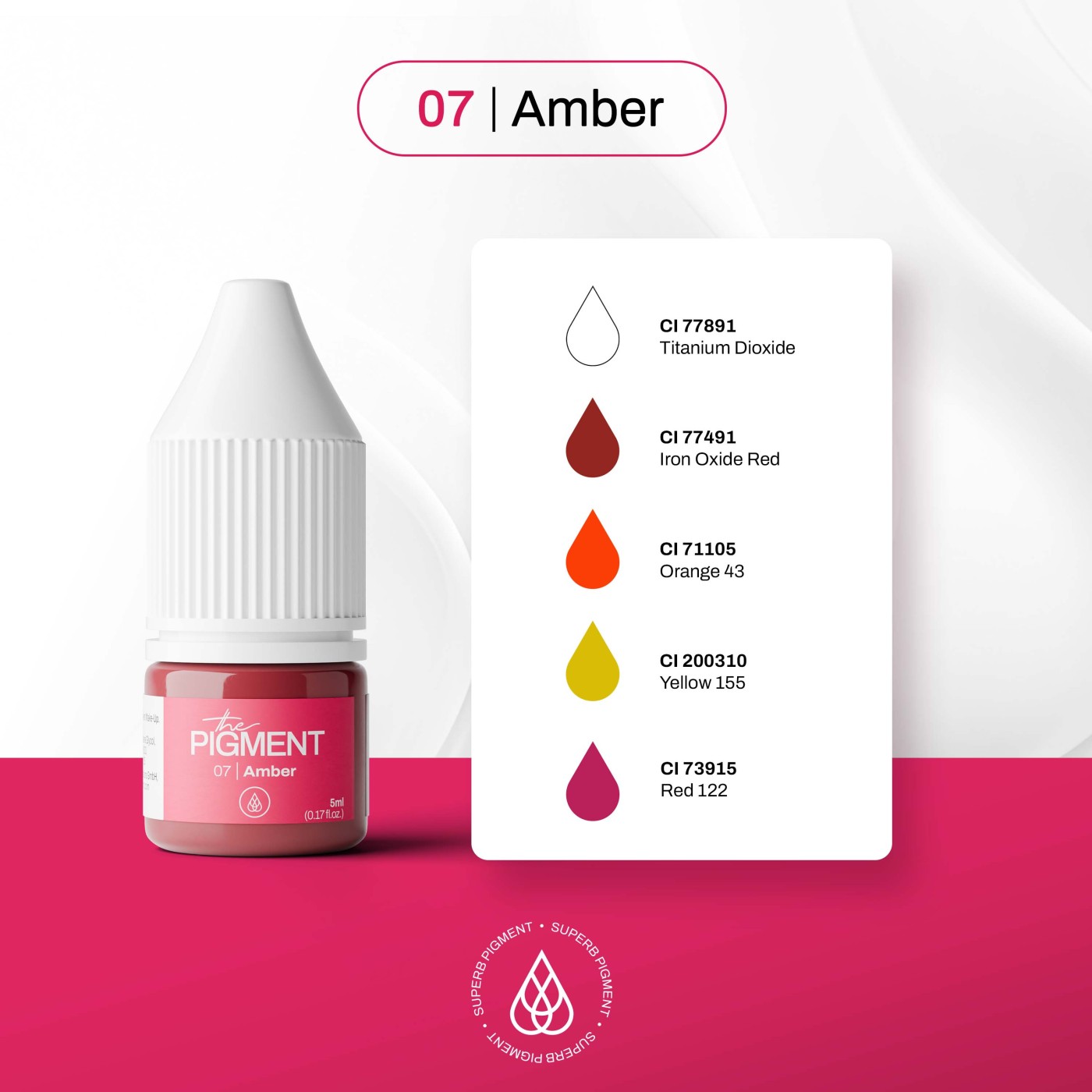 The Pigment - 07 Amber - 5ml The Pigment - 07 Amber - 5ml