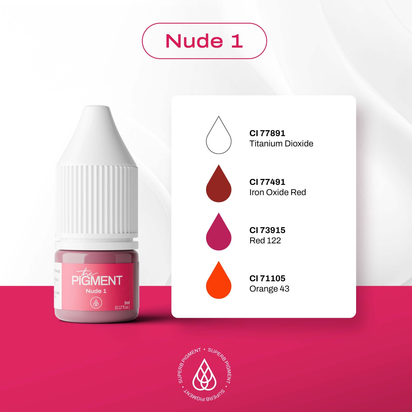 The Pigment - Nude 1 - 5ml The Pigment - Nude 1 - 5ml