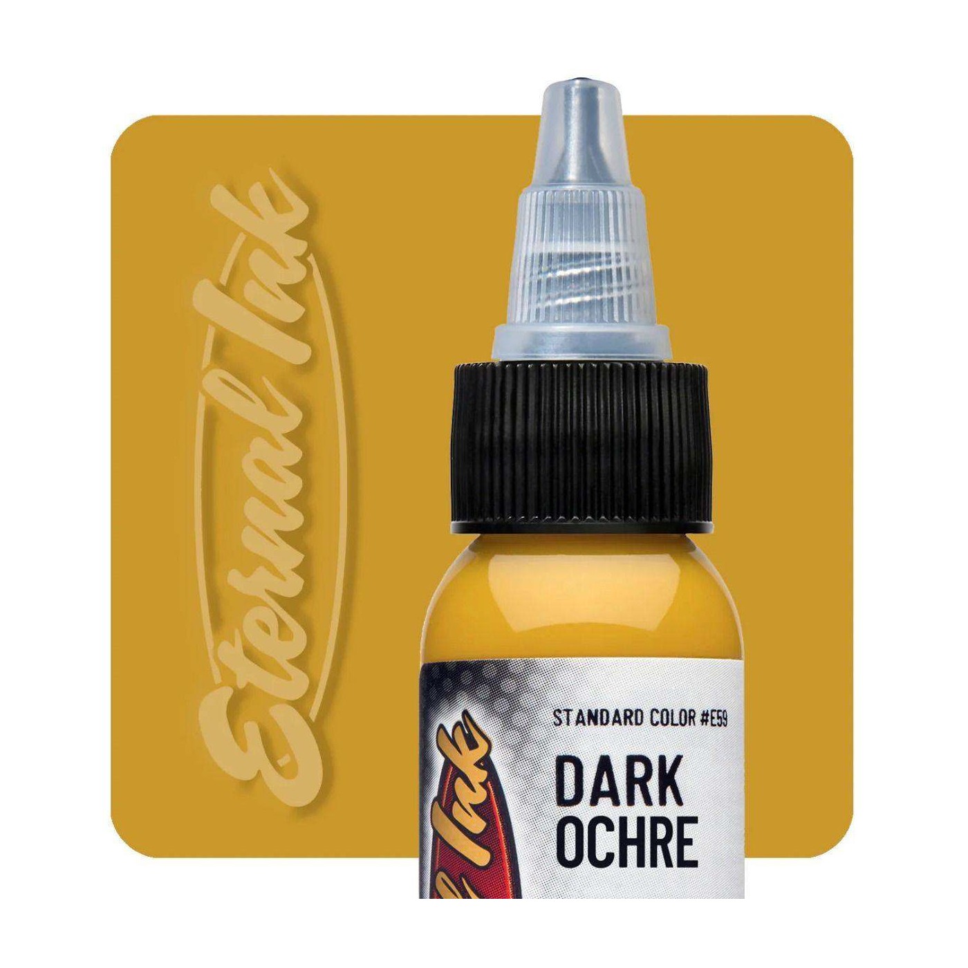 Eternal Ink Dark Ochre 30 ml - farba do ćwiczeń Eternal Ink Dark Ochre 30 ml - farba do ćwiczeń