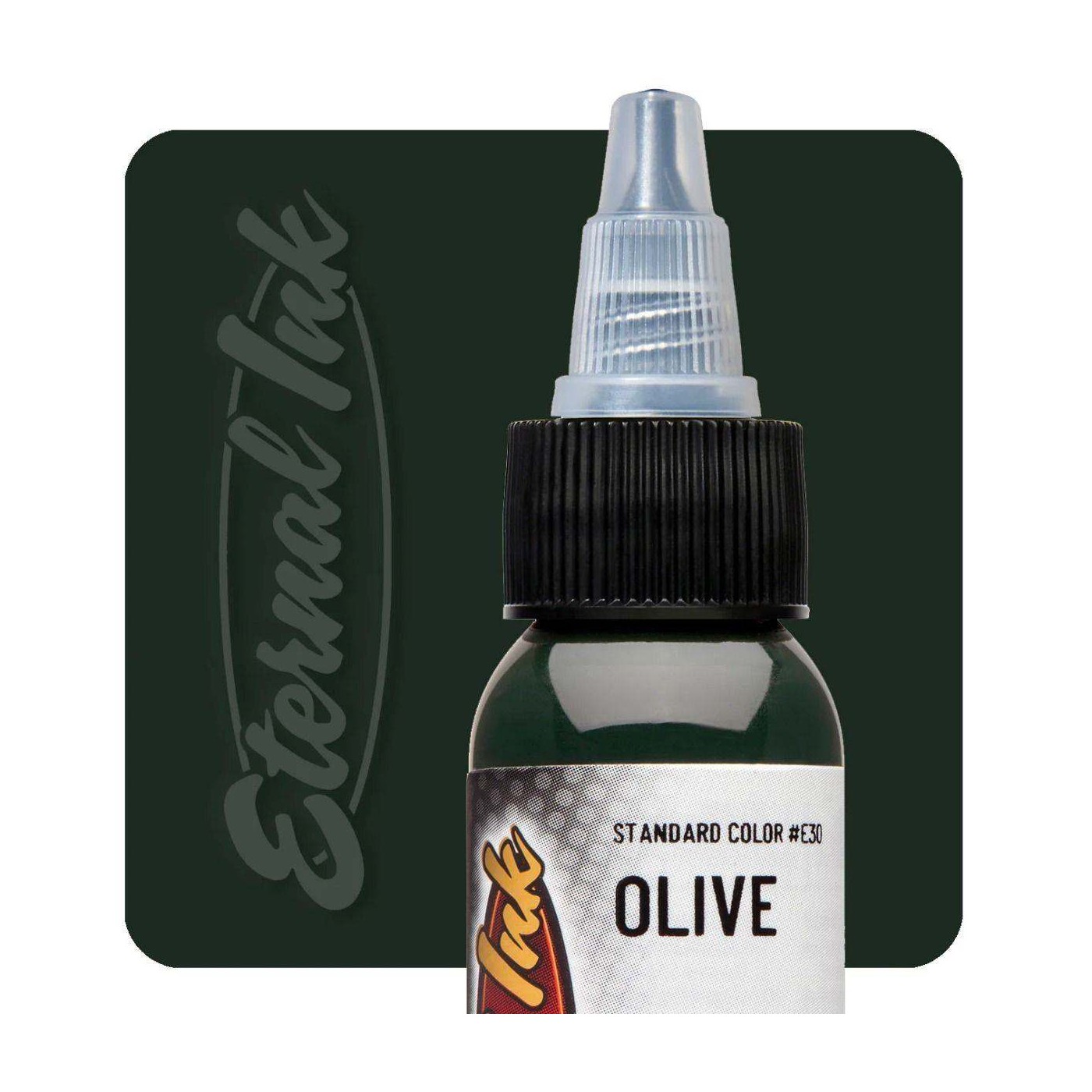 Eternal Ink Olive 30 ml - farba do ćwiczeń Eternal Ink Olive 30 ml - farba do ćwiczeń