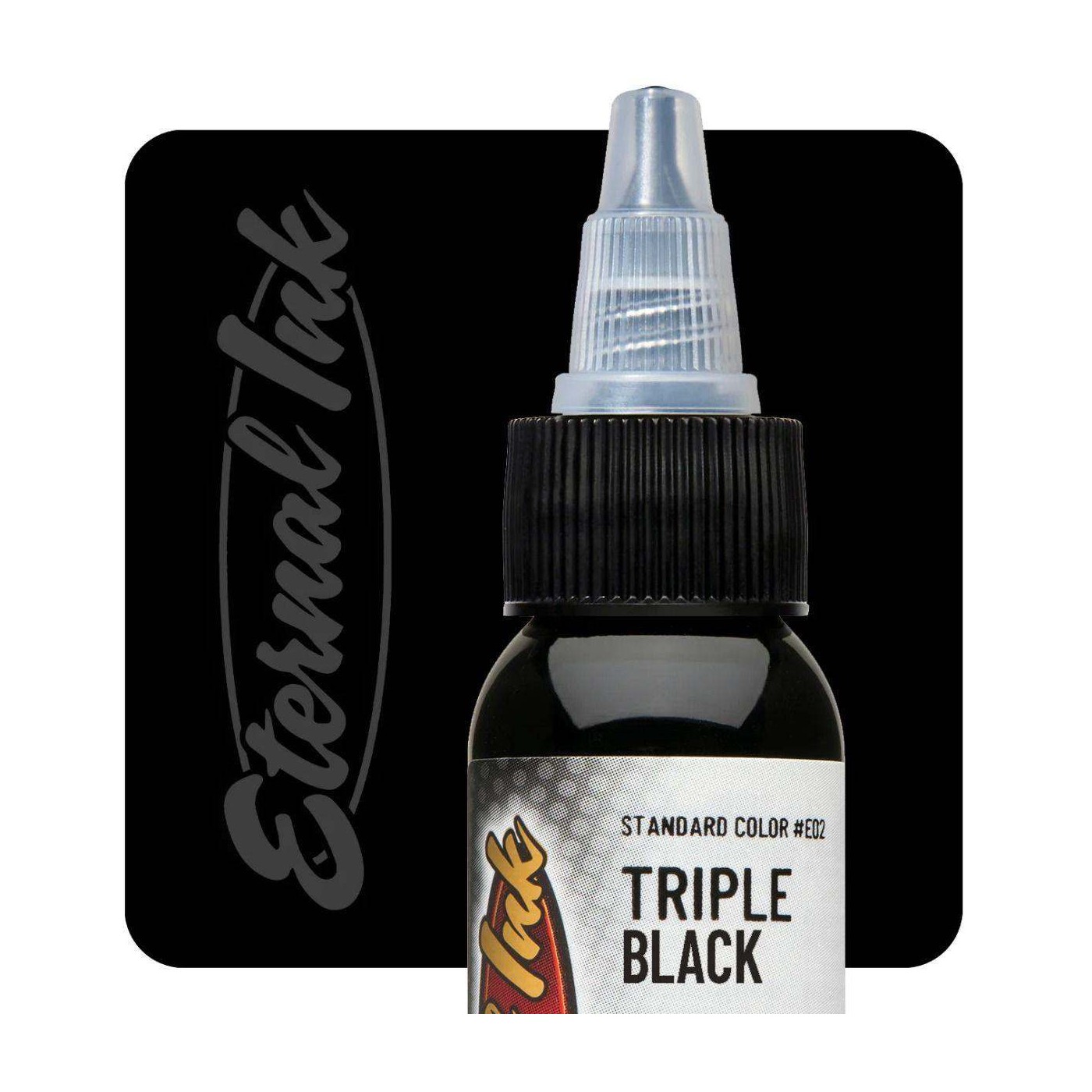 Eternal Ink Triple Black 30 ml - farba do ćwiczeń Eternal Ink Triple Black 30 ml - farba do ćwiczeń