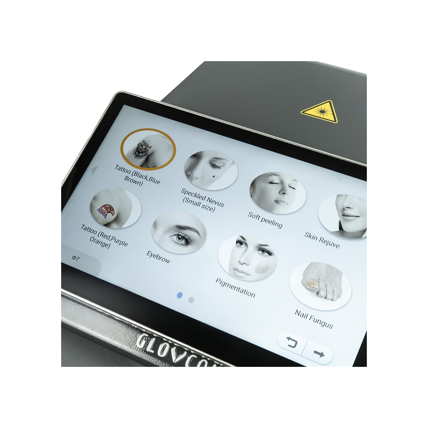 Laser System GLOVCON® MED Portable Q-Switch Nd YAG LCD Laser System GLOVCON® MED Portable Q-Switch Nd YAG LCD