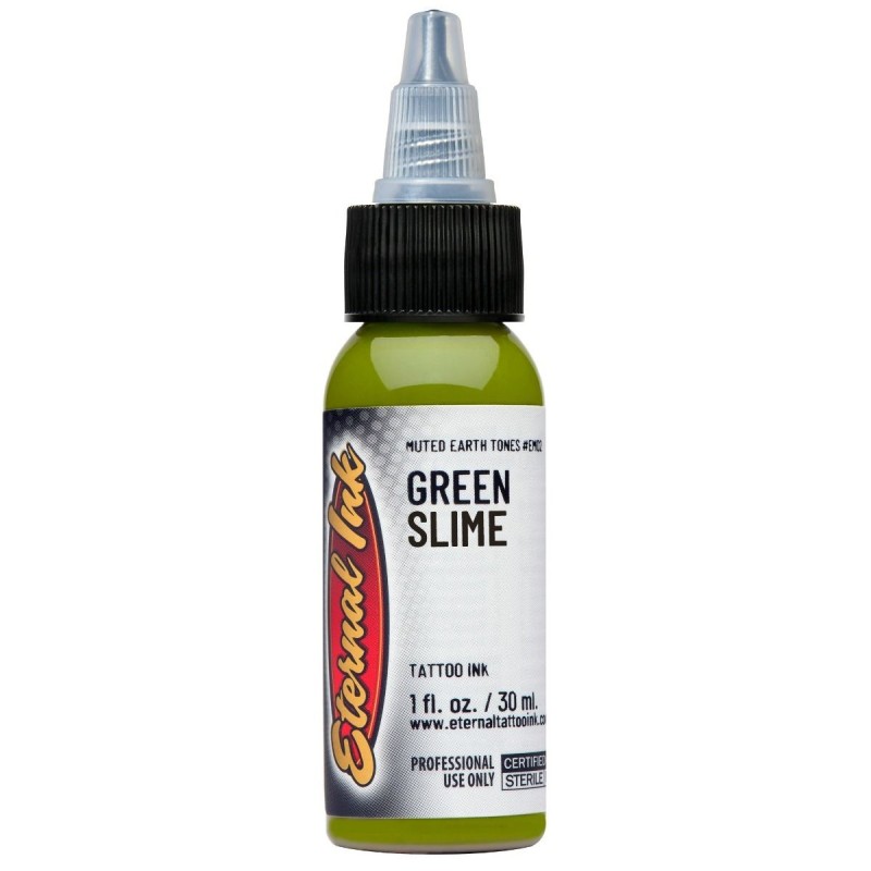 Eternal Ink - Earthtone Green Slime 30ml - farba do ćwiczeń Eternal Ink - Earthtone Green Slime 30ml - farba do ćwiczeń