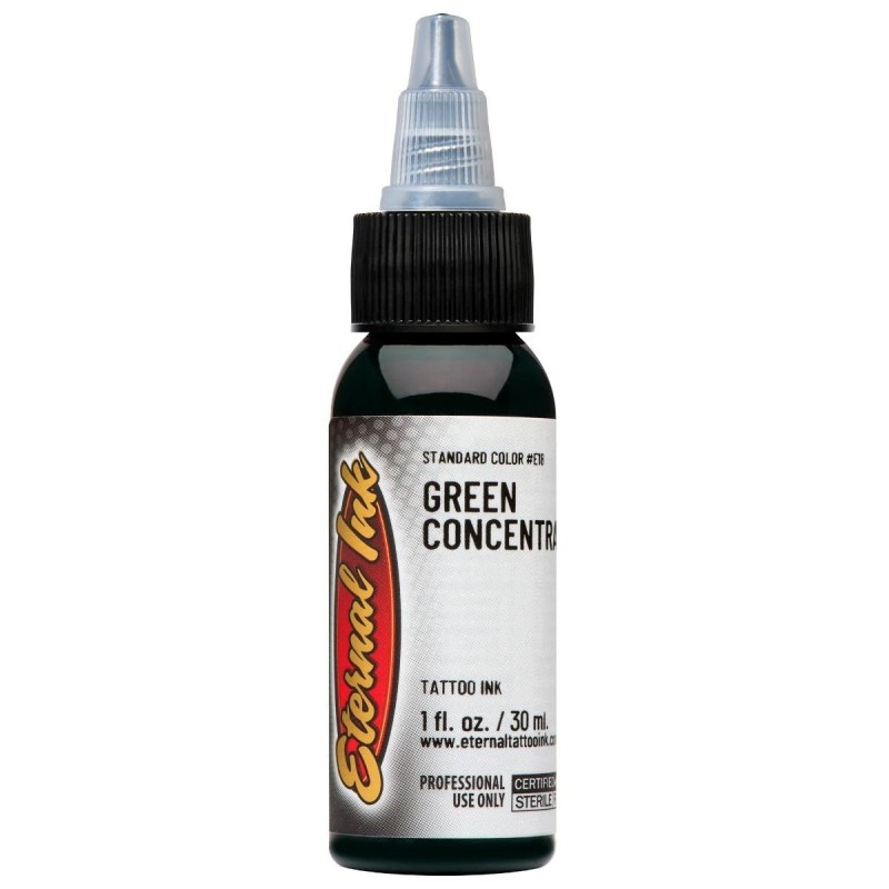 Eternal Ink - Green Concentrate 30ml - farba do ćwiczeń Eternal Ink - Green Concentrate 30ml - farba do ćwiczeń