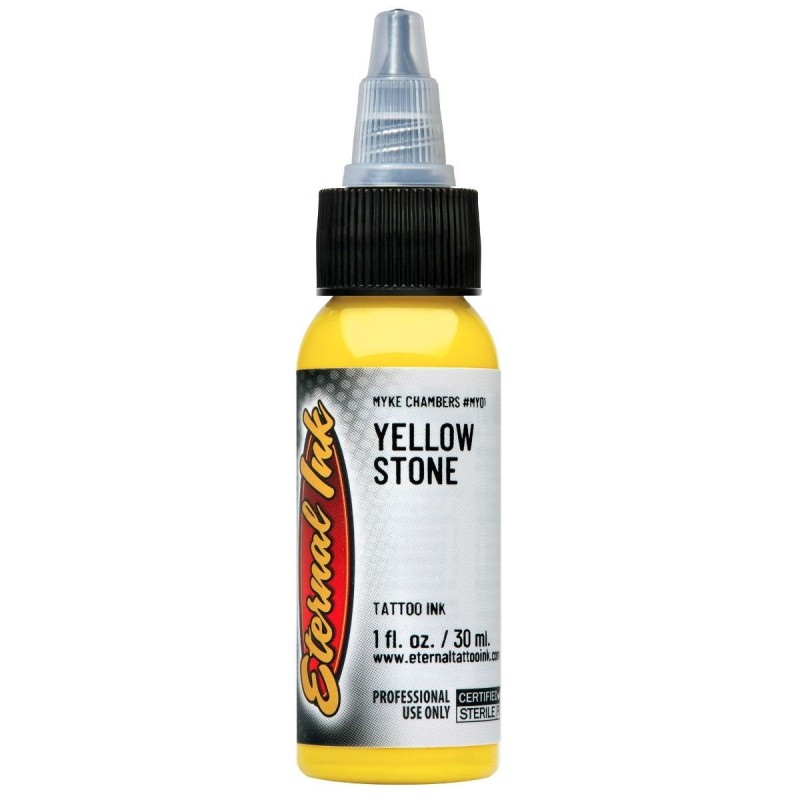 Eternal Ink - M Chambers Yellow Stone 30ml - farba do ćwiczeń Eternal Ink - M Chambers Yellow Stone 30ml - farba do ćwiczeń