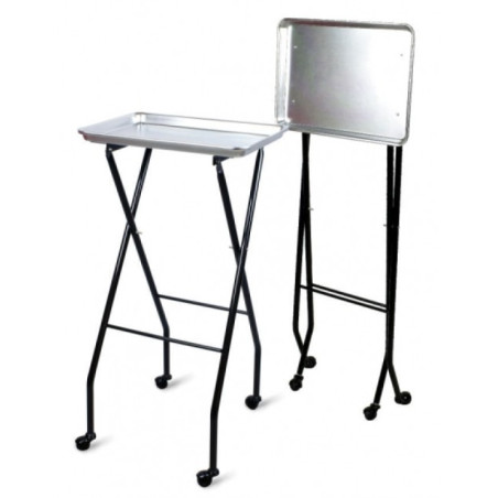 Składany stolik/pomocnik - STAINLESS STEEL - KW501
