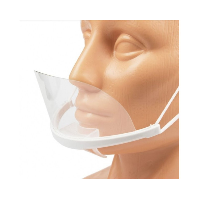 Maska ochronna - makeup transparentna