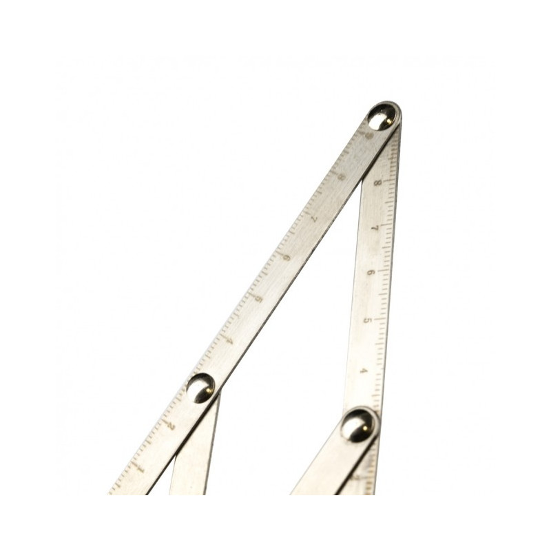 Miarka do symetrii łuków brwiowych nr C Składana