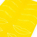 skora-do-cwiczen---brwi--usta-yellow