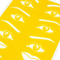 Skóra do ćwiczeń - BRWI & OCZY (Yellow)