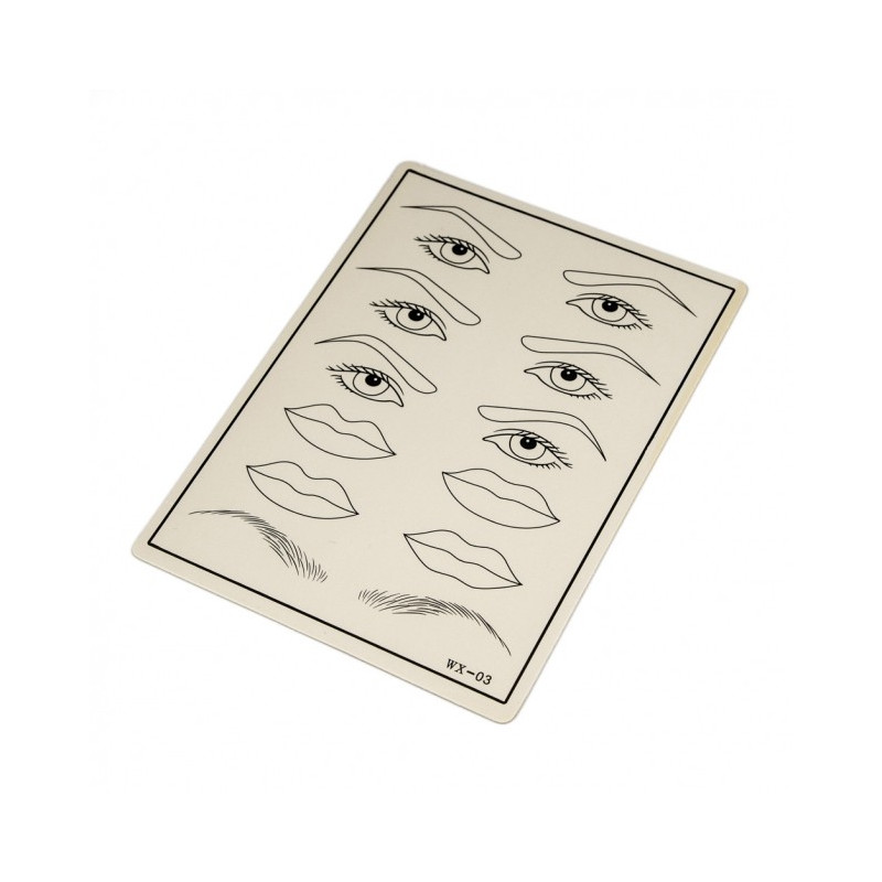 Skóra do ćwiczeń - BRWI+OCZY+USTA