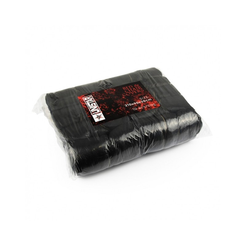 Pokrowiec foliowy ochronny na leżankę /10szt/ BOX - BLACK