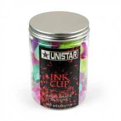 Kubeczki silikonowe UNISTAR na podstawce w Słoiku - 100pcs